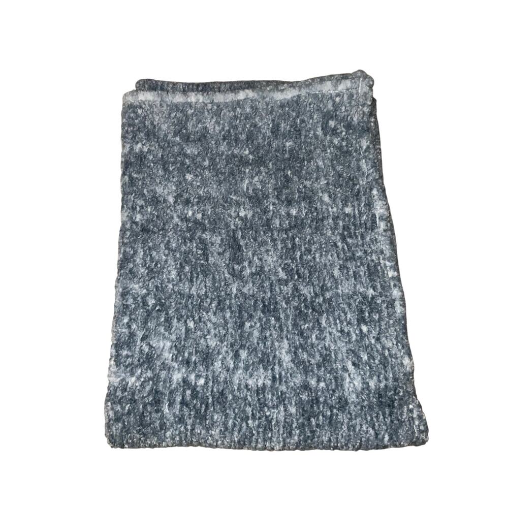 Forever 21 Blue Heathered Blanket Size 69 x 46